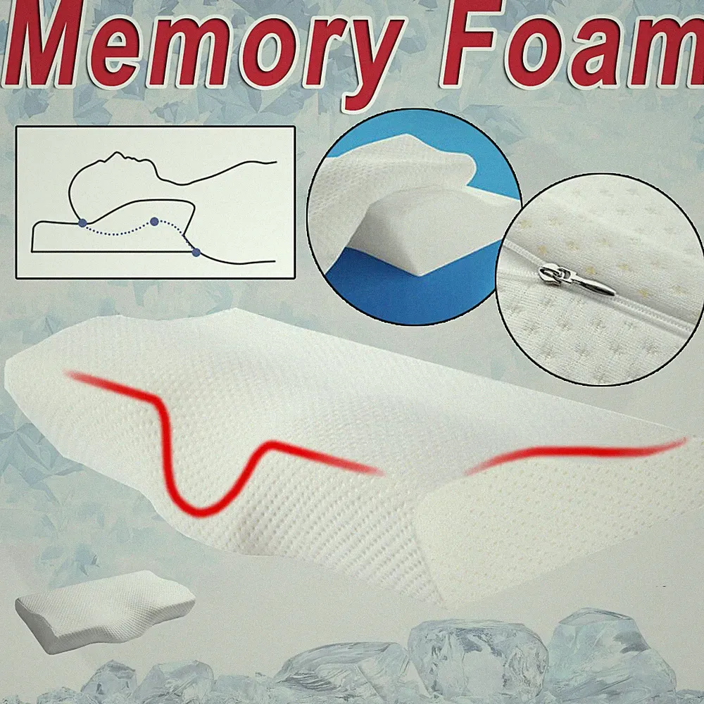 Memory Foam Kopfkissen Schulter Nackenkissen Konturkissen Orthopädisches Kissen