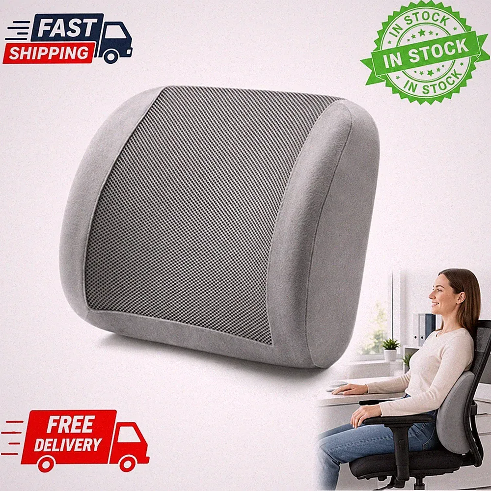 Memory Foam Lendenwirbelstütze & Sitzkissen Orthopädisches Büro Auto Kissen