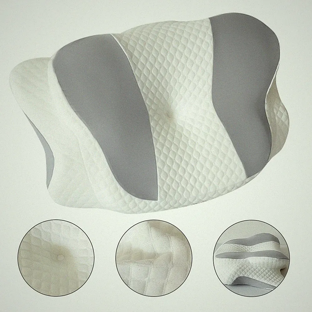 Memory Foam Nackenkissen 2-in-1 orthopädisch ergonomisch gegen Nackenschmerzen