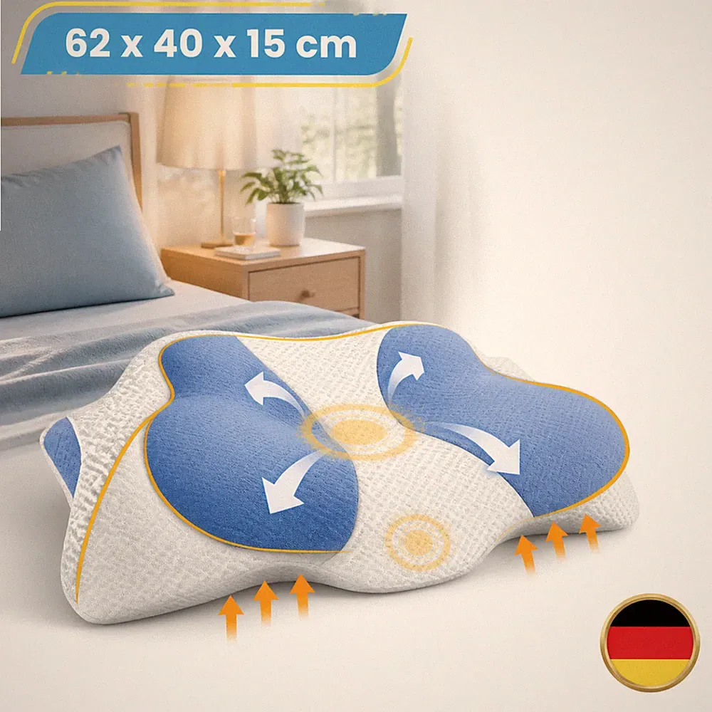 Memory Foam Nackenkissen Seitenschläferkissen Orthopädisches Kissen Hochdicht