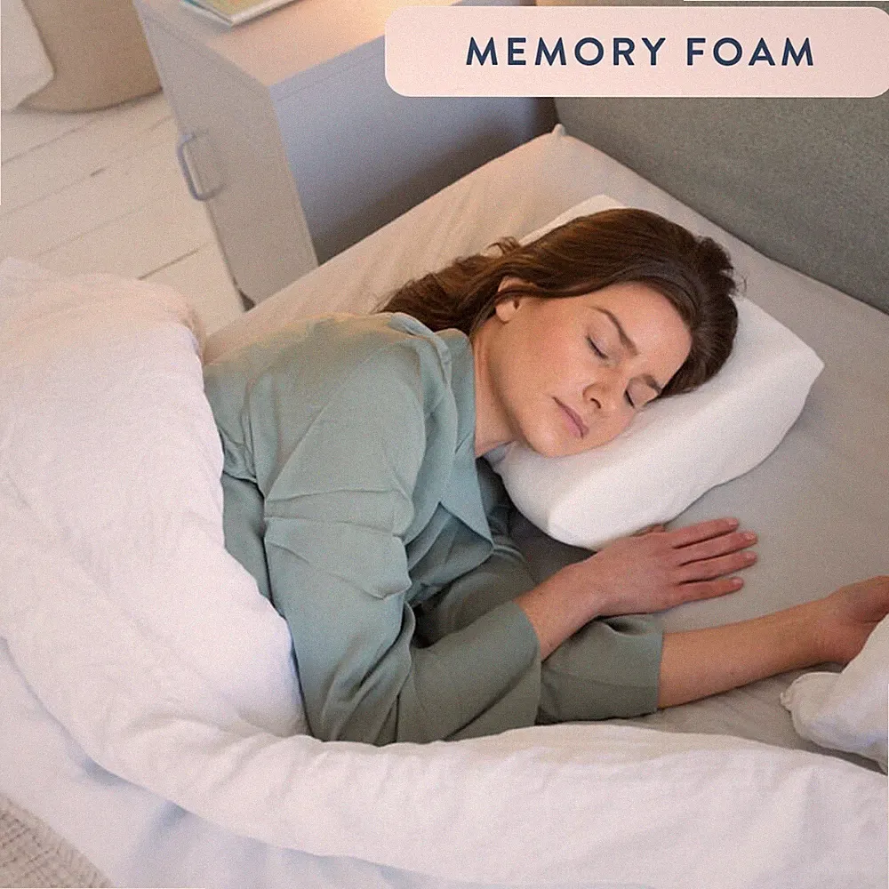 Memory Foam Reisekissen - Putnams orthopädische Rücken- & Nackenschmerzlinderung✔ Hergestellt in UK