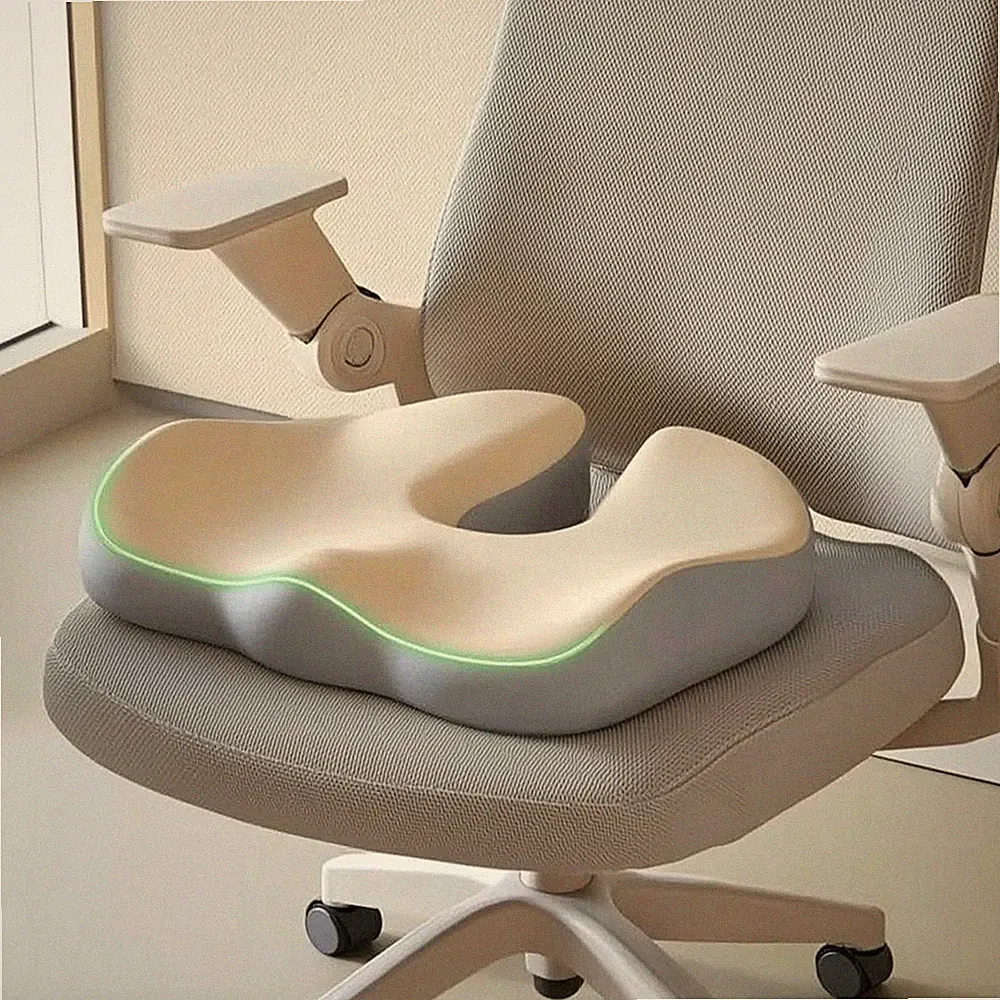 Memory-Foam-Sitzkissen ergonomisch Sitzkissen mit Aussparung orthopädisch