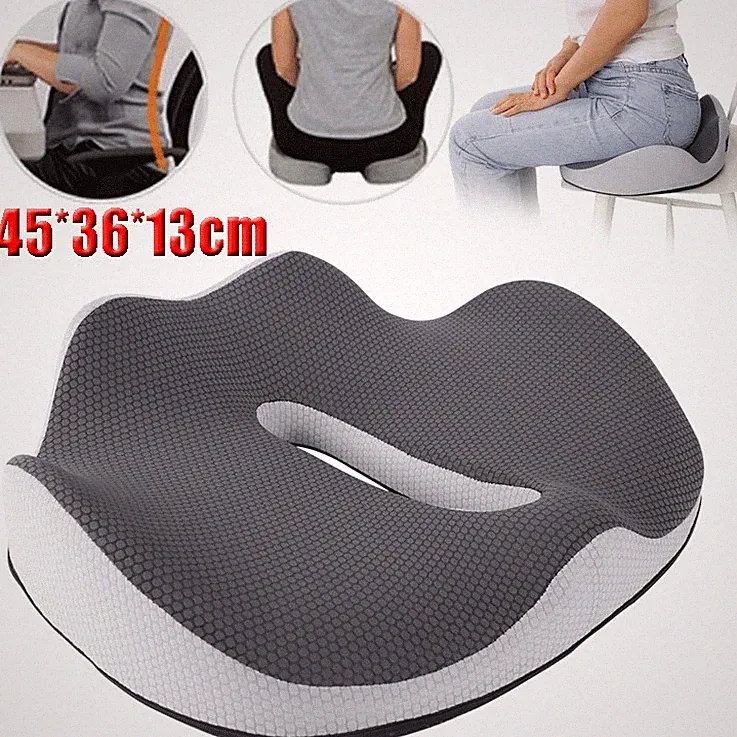 Memory Foam Sitzkissen Orthopädisches Steißbeinkissen Stuhlkissen Sitzerhöhung