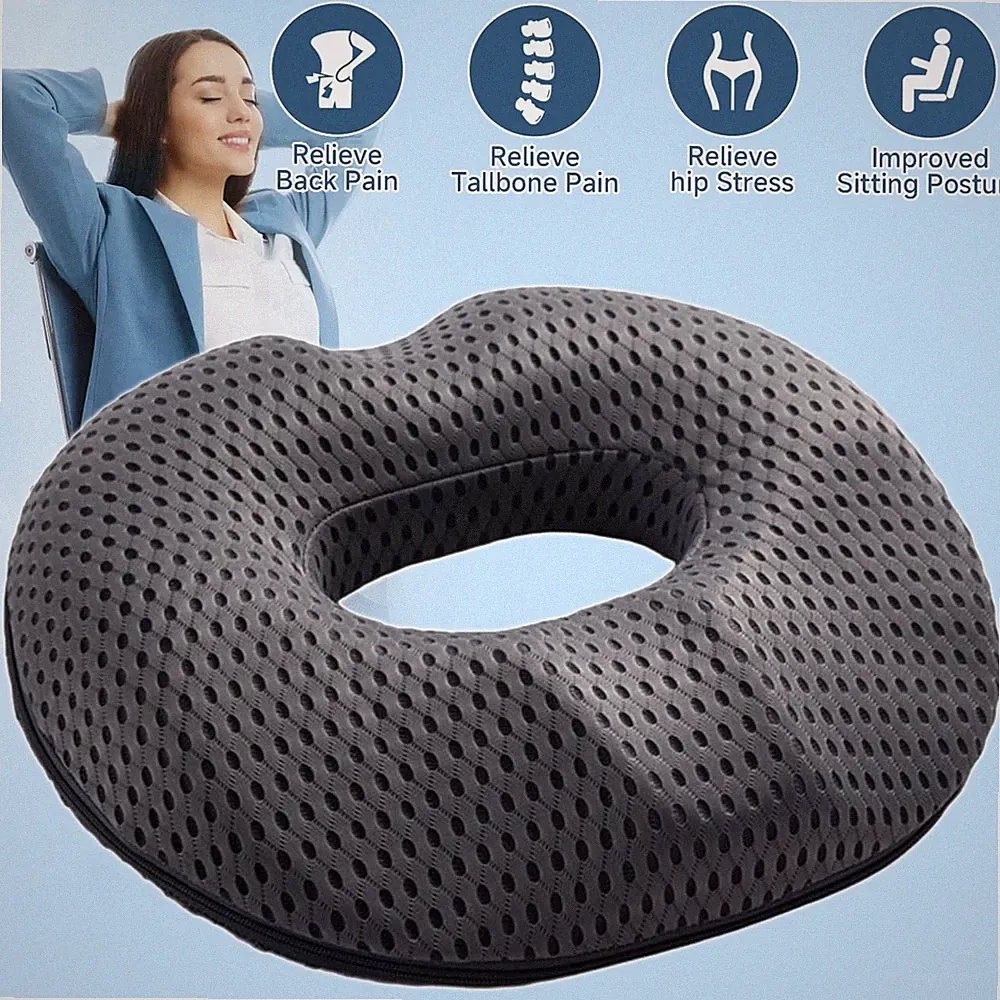 Memory Foam Stuhlkissen Donut Sitzkissen Orthopädisches Steißbeinkissen Sitzring