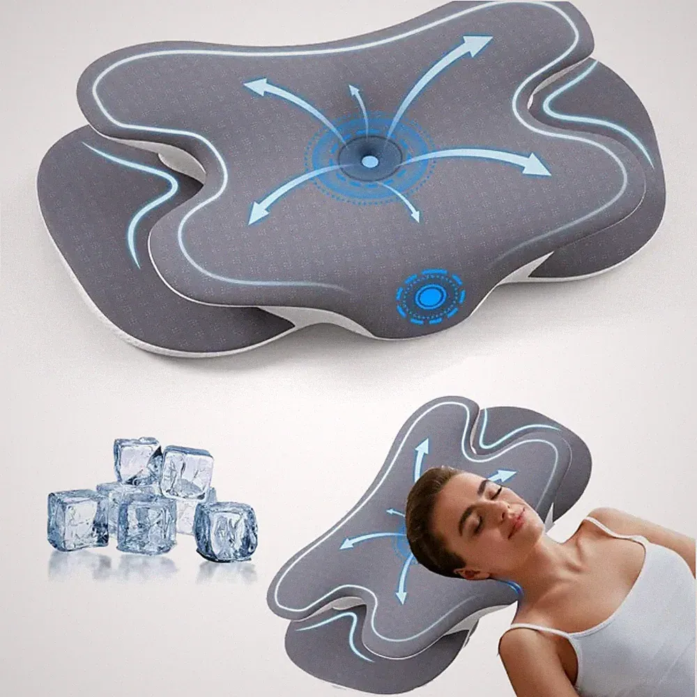 Memory Kissen Nackenform Orthopädisch Ergonomisch Nackenschmerzen Schultern