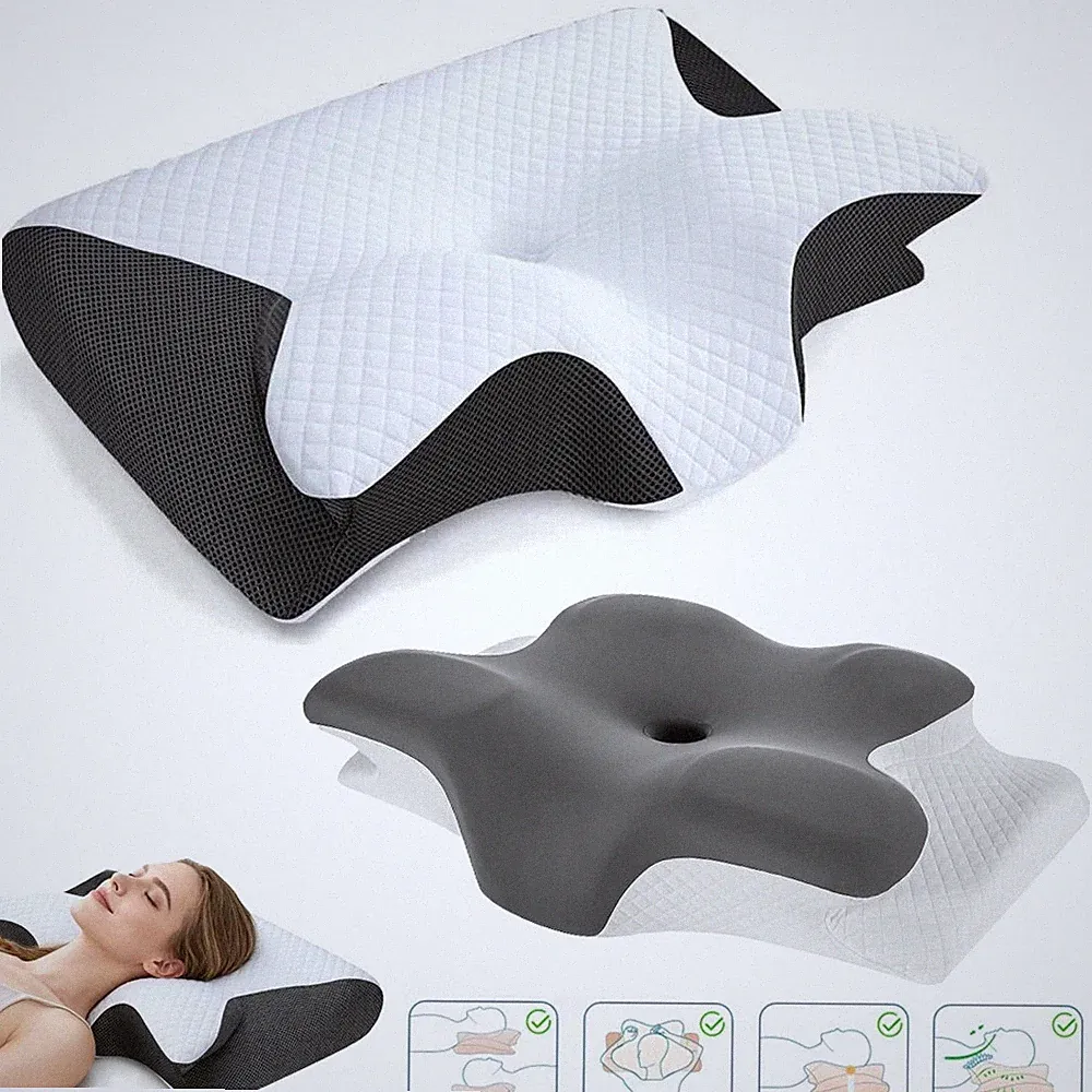 Memory Kopfkissen Nacken Therapiekissen Ergonomisch Orthopädisch Nackenkissen