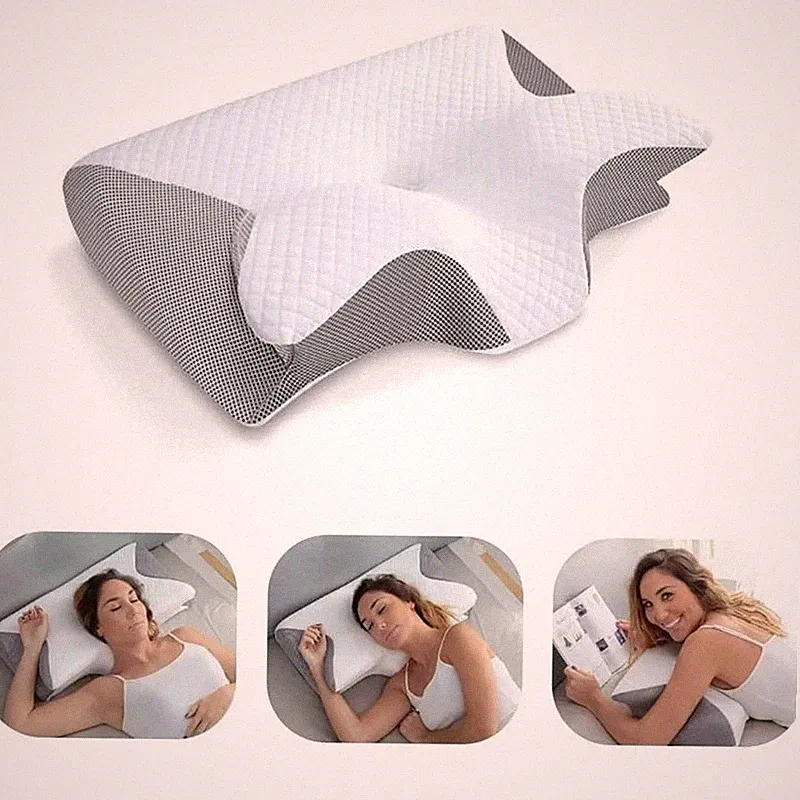 Memory Schaum Nackenkissen orthopädisch – ergonomisches Halskissen