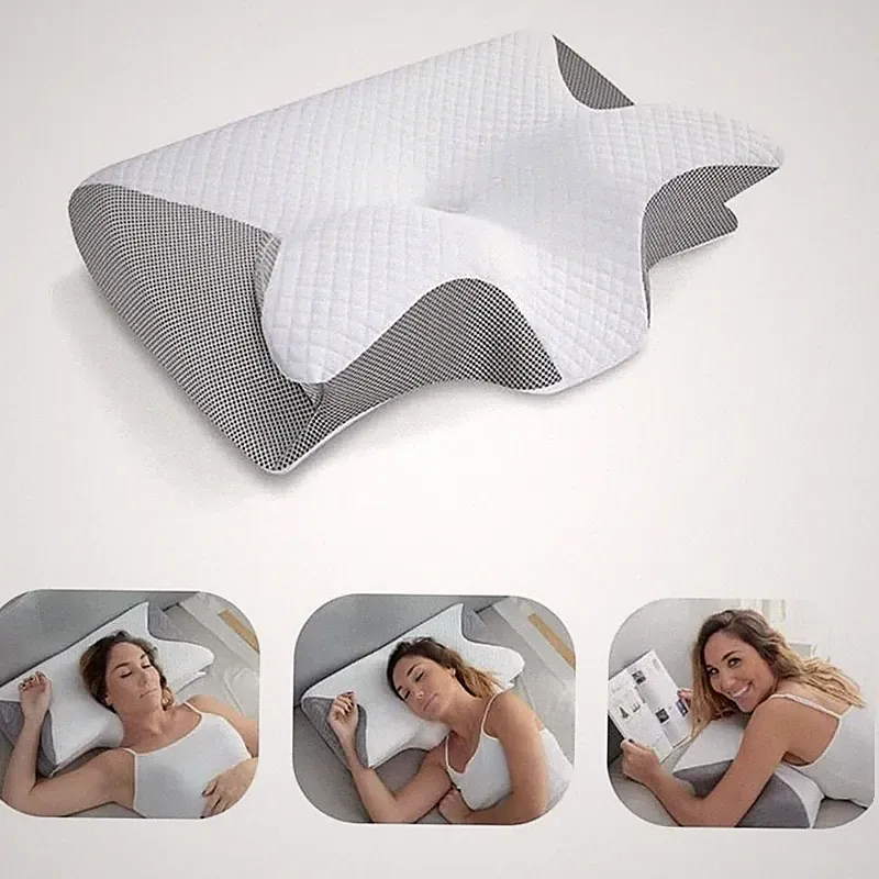Memory Schaum Nackenkissen orthopädisch – ergonomisches Halskissen