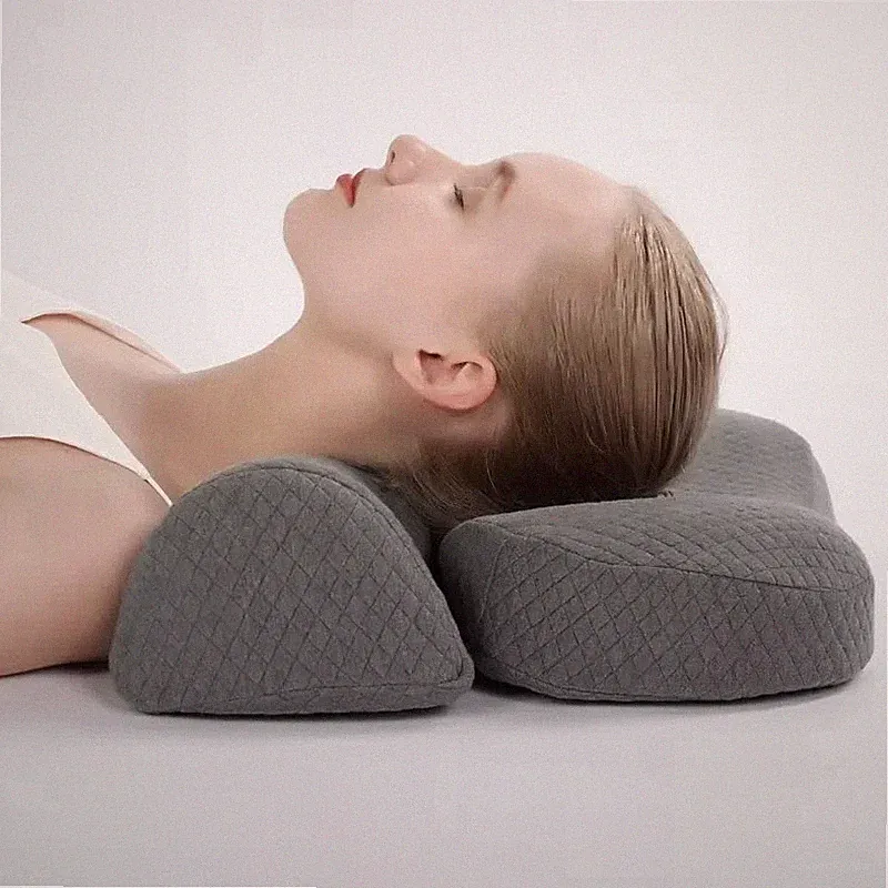 Memory-Schaum Nackenkissen Wellenform ergonomisch orthopädisch Seitenschläfer