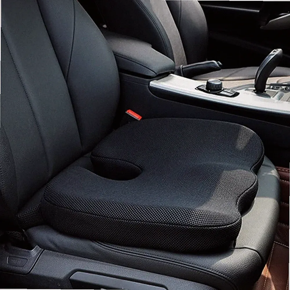 Memory Schaum Orthopädisches Sitzkissen Auto, Ergonomisches Autositzkissen Fahre