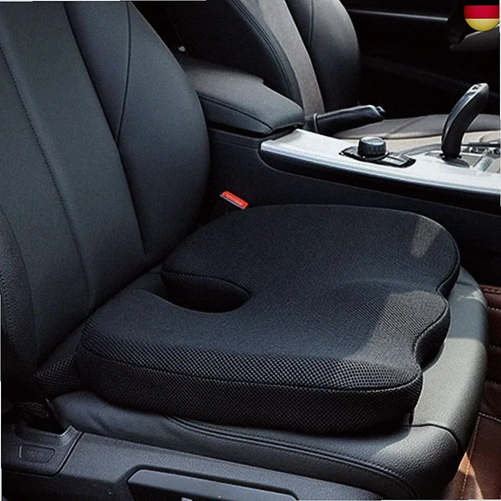 Memory Schaum Orthopädisches Sitzkissen Auto, Ergonomisches Autositzkissen Fahre