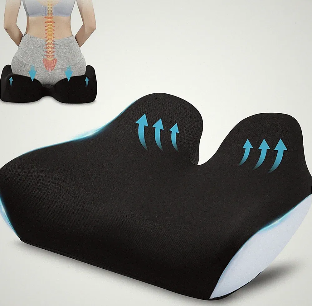 Memory Schaum Sitzkissen Für Bürostuhl Ergonomisches Orthopädisches Sitzpolster