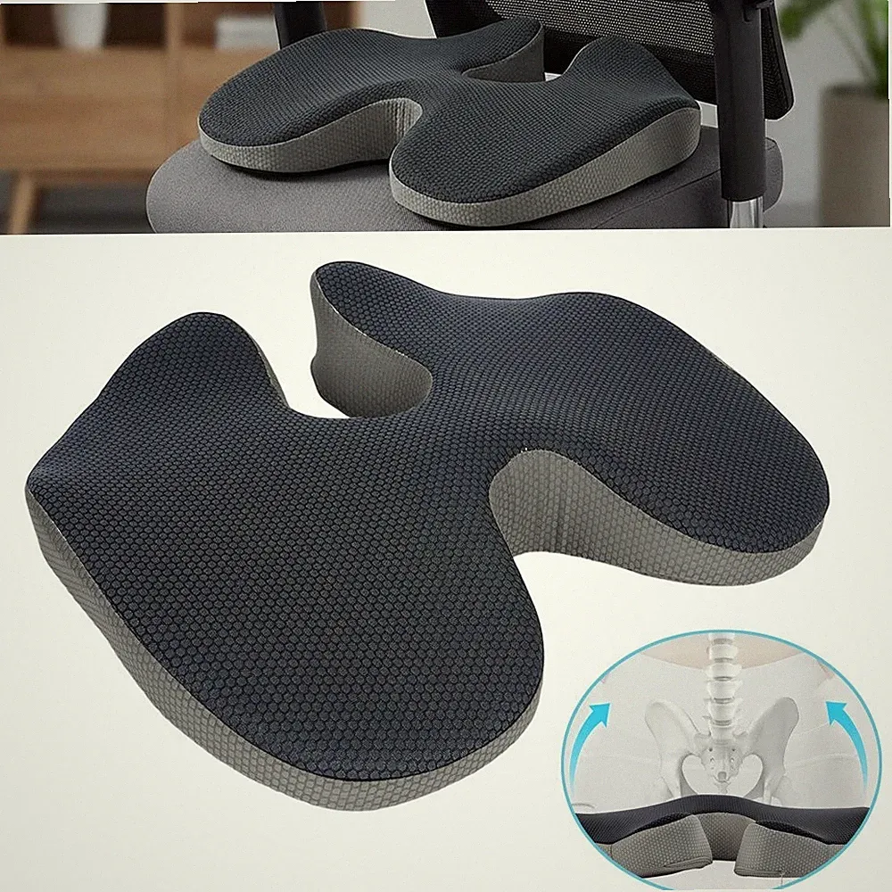 Memory-Schaum Sitzkissen Orthopädisches Sitzkissen Sitzpolster Steißbeinkissen