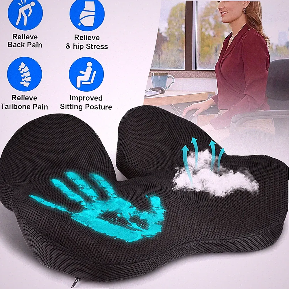 Memory Schaum Sitzkissen Orthopädisches Steißbeinkissen Coccyx Auto Stuhlkissen