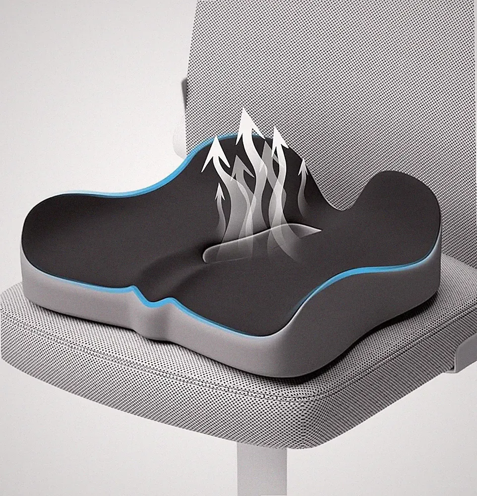 Memory Schaum Sitzkissen Stuhlkissen Bodenkissen Orthopädisch Ergonomisch Bequem