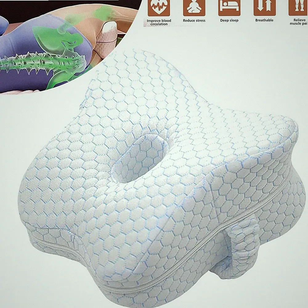 MemoryFoam Kniekissen Orthopädisches Schlafkissen Beinkissen Ergonomische Kissen