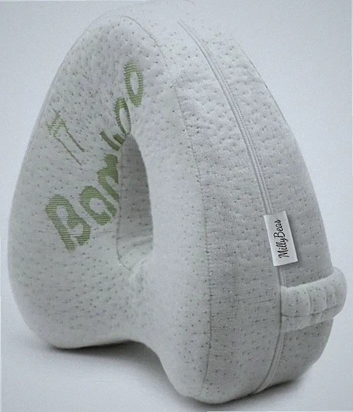 MILLYBEAS ORTHOPÄDISCHES MEMORY FOAM KNIEKISSEN ABNEHMBAR WASCHBAR BAMBUSBEZUG