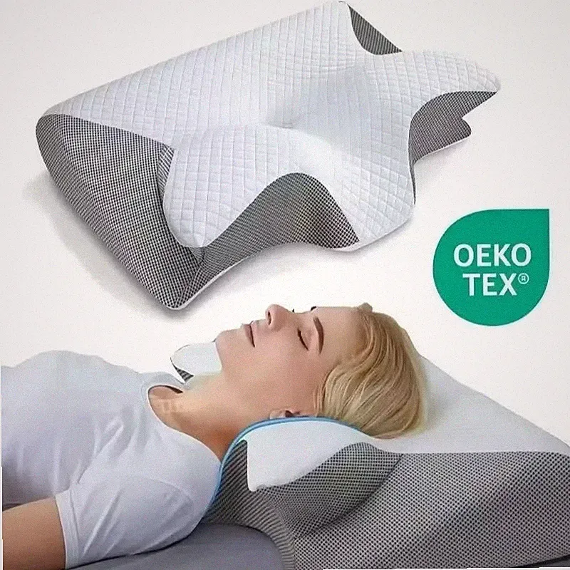 Nachtapnoe Kissen Orthopädisches Nackenkissen aus Memory Foam