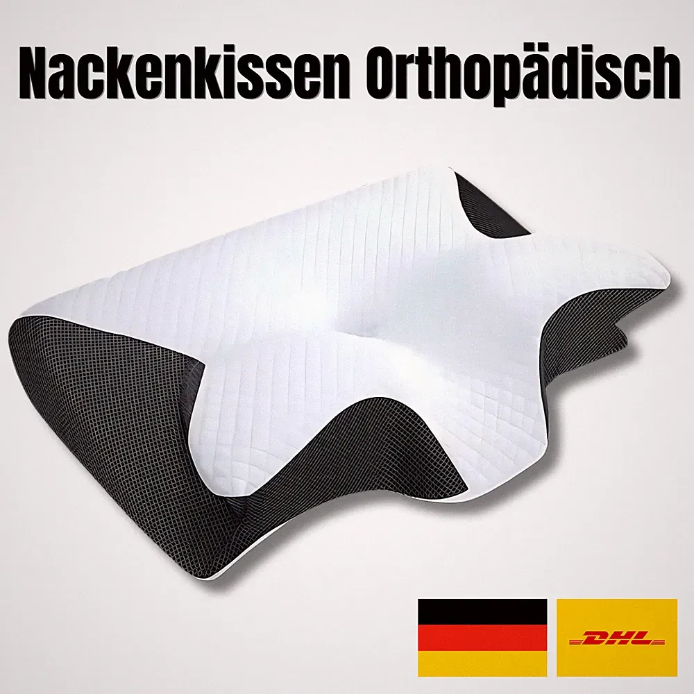 Nacken Therapiekissen Memory Schaum Anthrazit Nackenschmerzen Ergonomisch