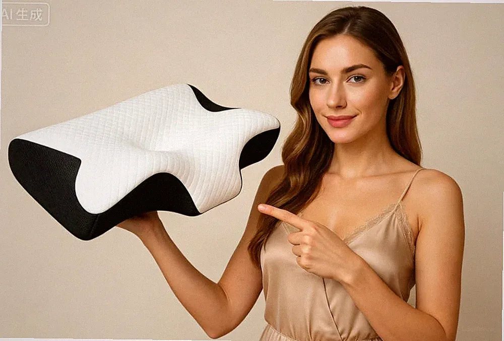 Nacken Therapiekissen Memory Schaum Orthopädisch Ergonomisch Schmerzen ~ ⭐⭐⭐⭐⭐