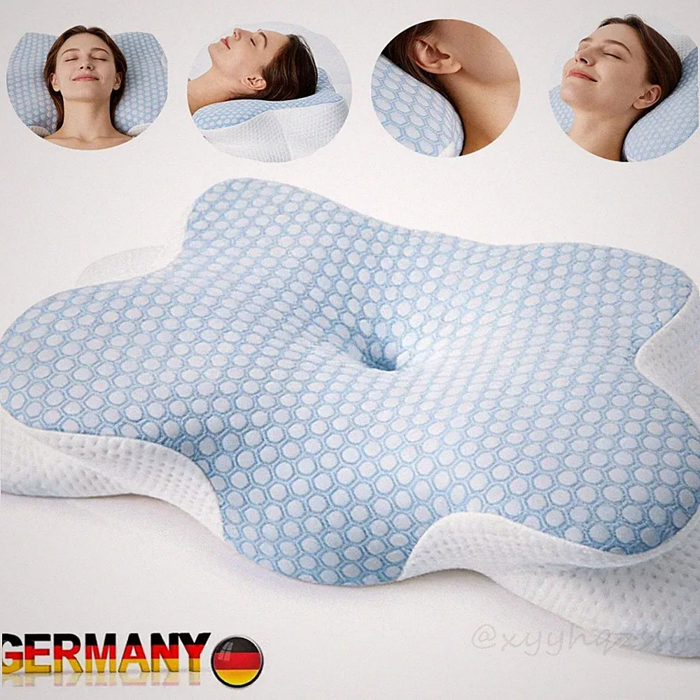 Nacken Therapiekissen Memory Schaum Orthopädisch Ergonomisch Schmerzen DHL