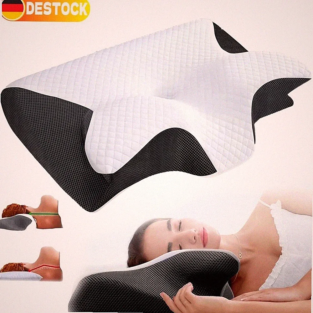 Nacken Therapiekissen Memory Schaum Orthopädisch Ergonomisch Schmerzen NEU ⭐⭐⭐⭐⭐