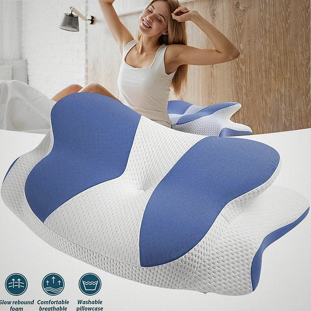 Nacken Therapiekissen Memory Schaum Orthopädisch Ergonomisch Schmerzen NEU