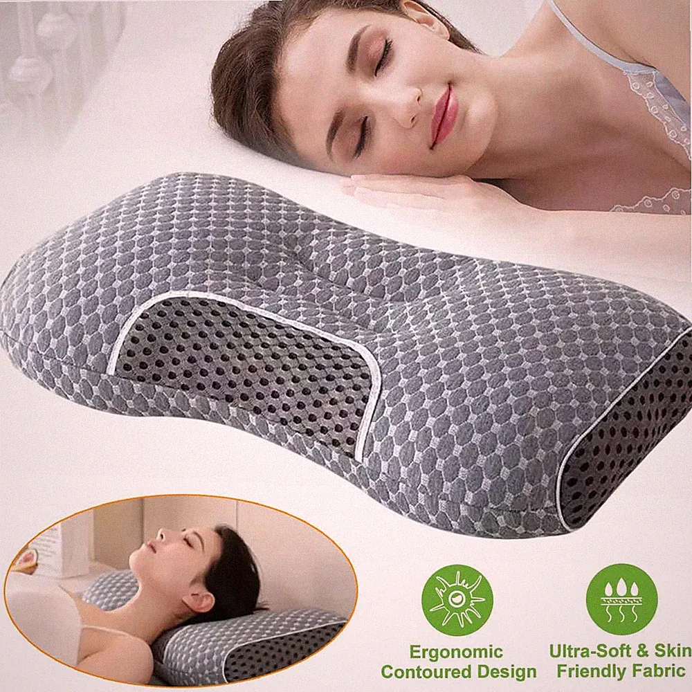 Nackenkissen Ergonomisches Kopfkissen Bettkissen Schlafkissen Nackenstützkissen