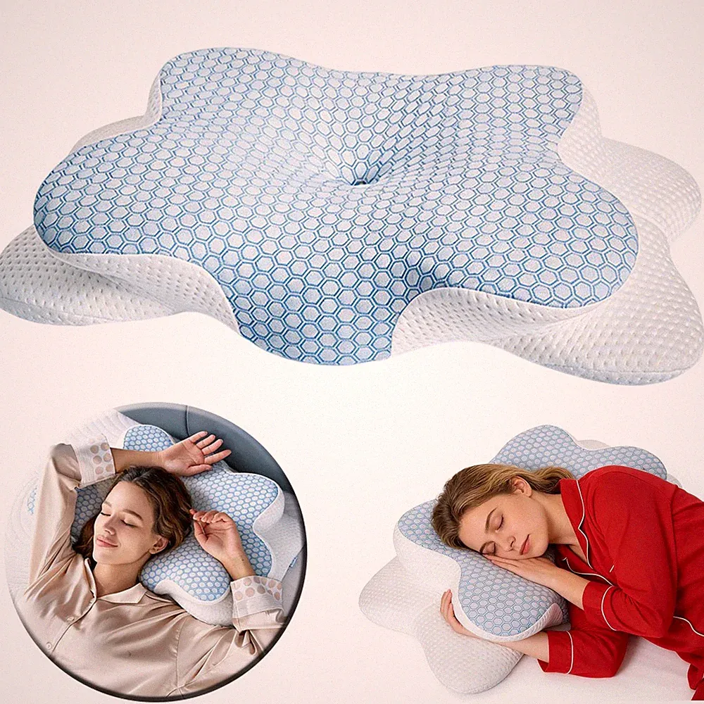 Nackenkissen Kopfkissen Ergonomisches Kissen Seitenschläferkissen Schlafkissen