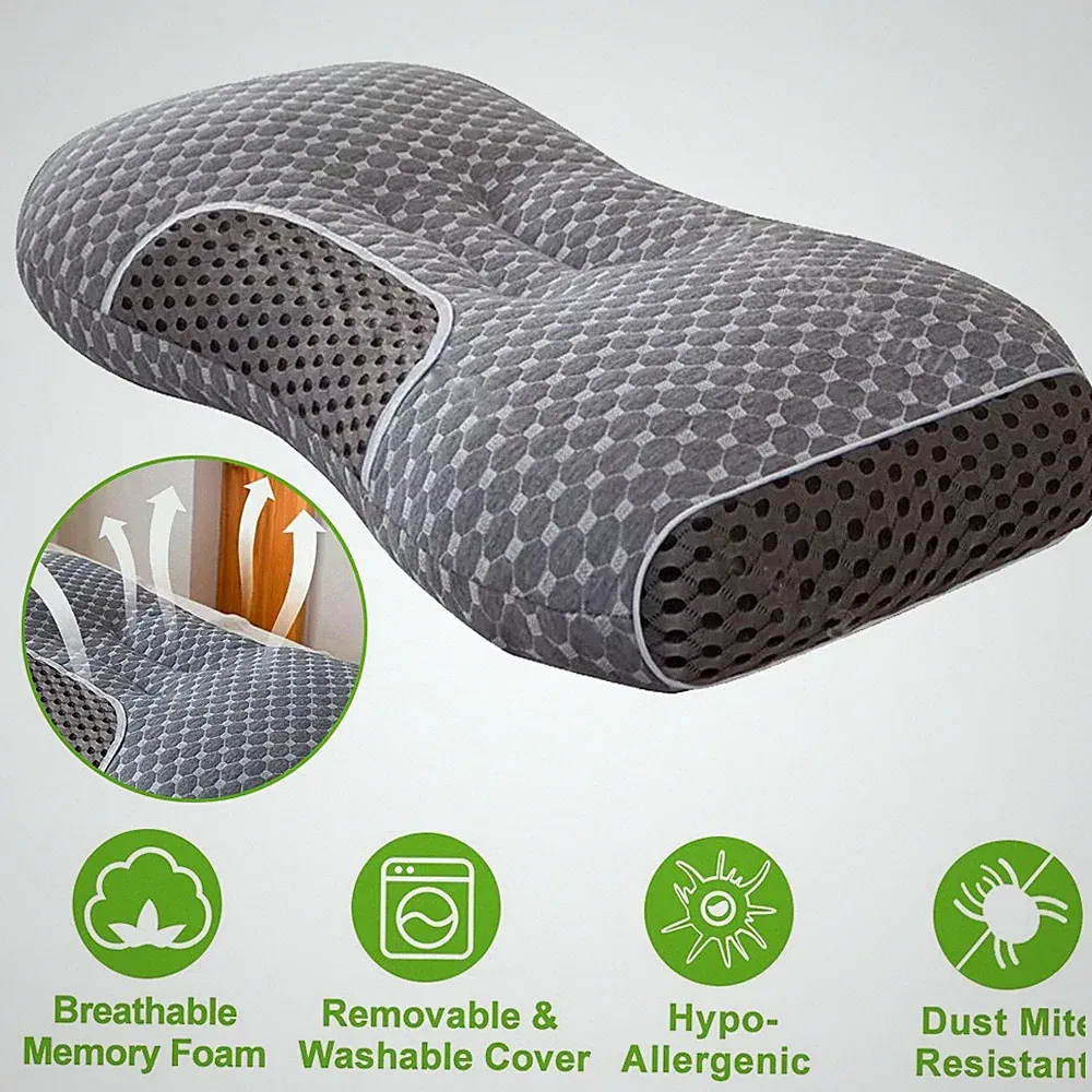 Nackenkissen Kopfkissen Ergonomisches Kopfkissen Orthopädisch Nackenstützkissen