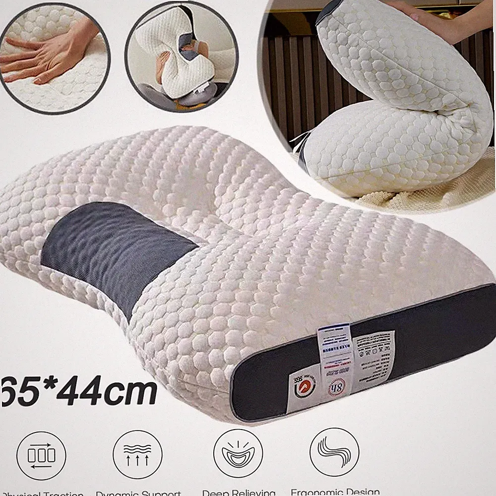 Nackenkissen Kopfkissen Kissen Orthopädisches Ergonomisches Kissen für Rücken