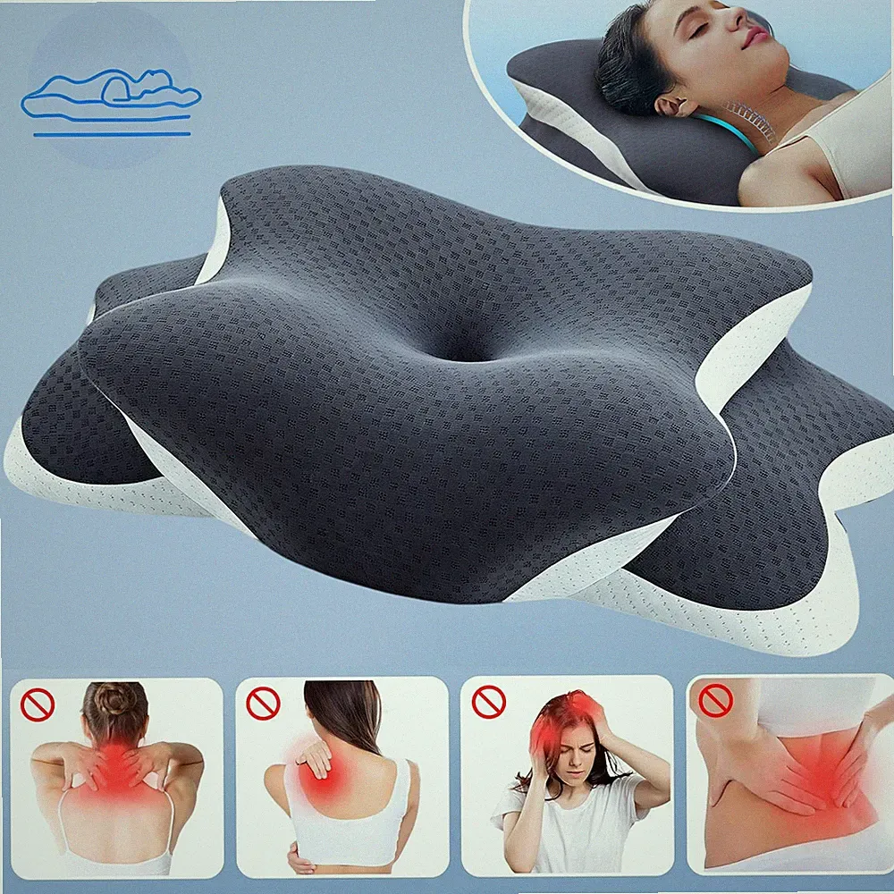 Nackenkissen Kopfkissen Memory Foam Kissen Nackenstütze Kissen Schlafkissen DHL