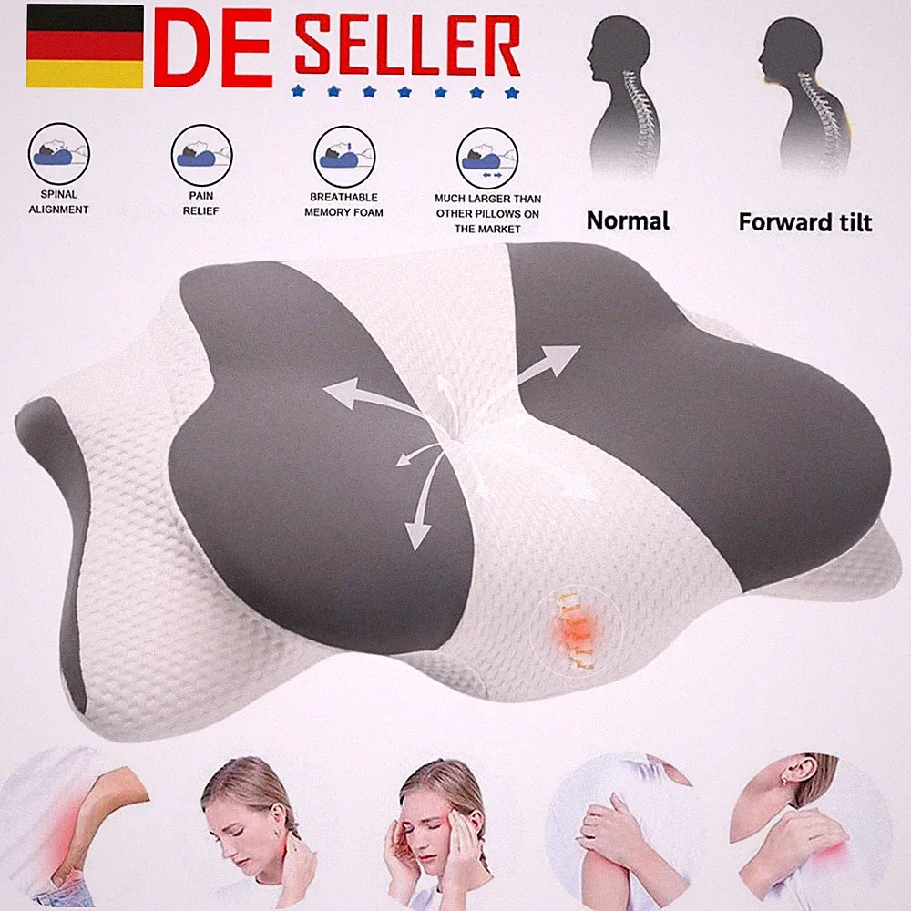 Nackenkissen Kopfkissen Memory Foam Kissen Orthopädisches Kissen Schlafkissen