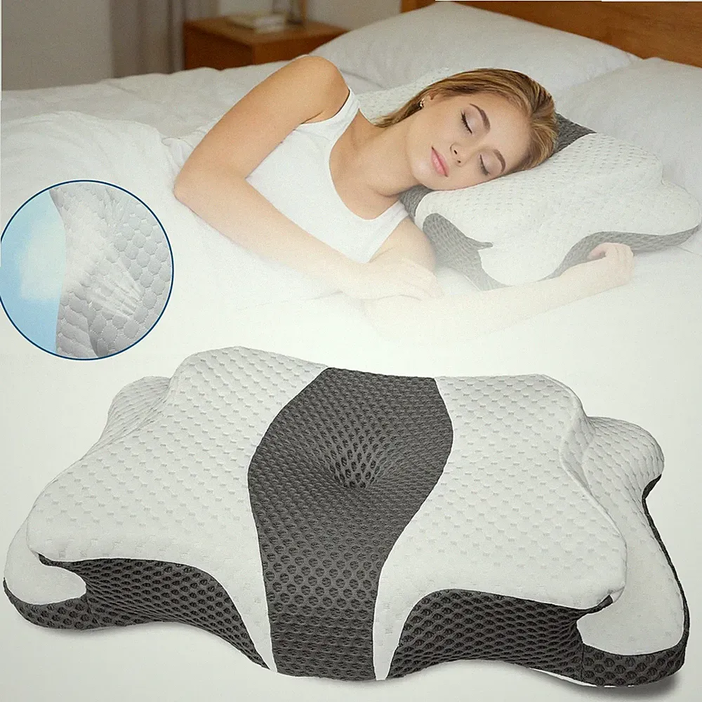 Nackenkissen Kopfkissen Memory Foam Kissen Schlafkissen Orthopädisches Kissen