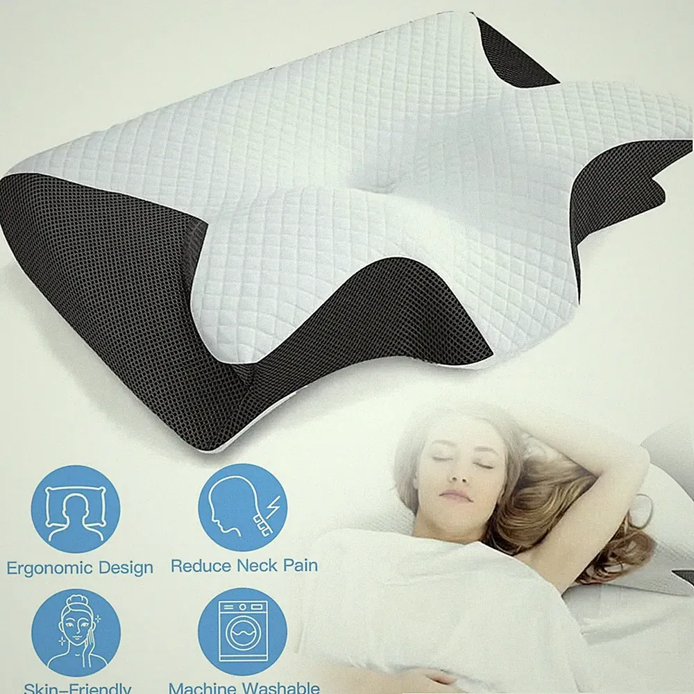 Nackenkissen Kopfkissen Memory Foam Kissen Schlafkissen Seitenschläferkissen
