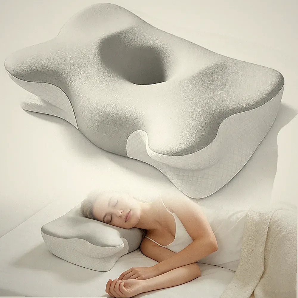 Nackenkissen Kopfkissen Memory Foam Kopfkissen Orthopädisch Premium Komfortabel