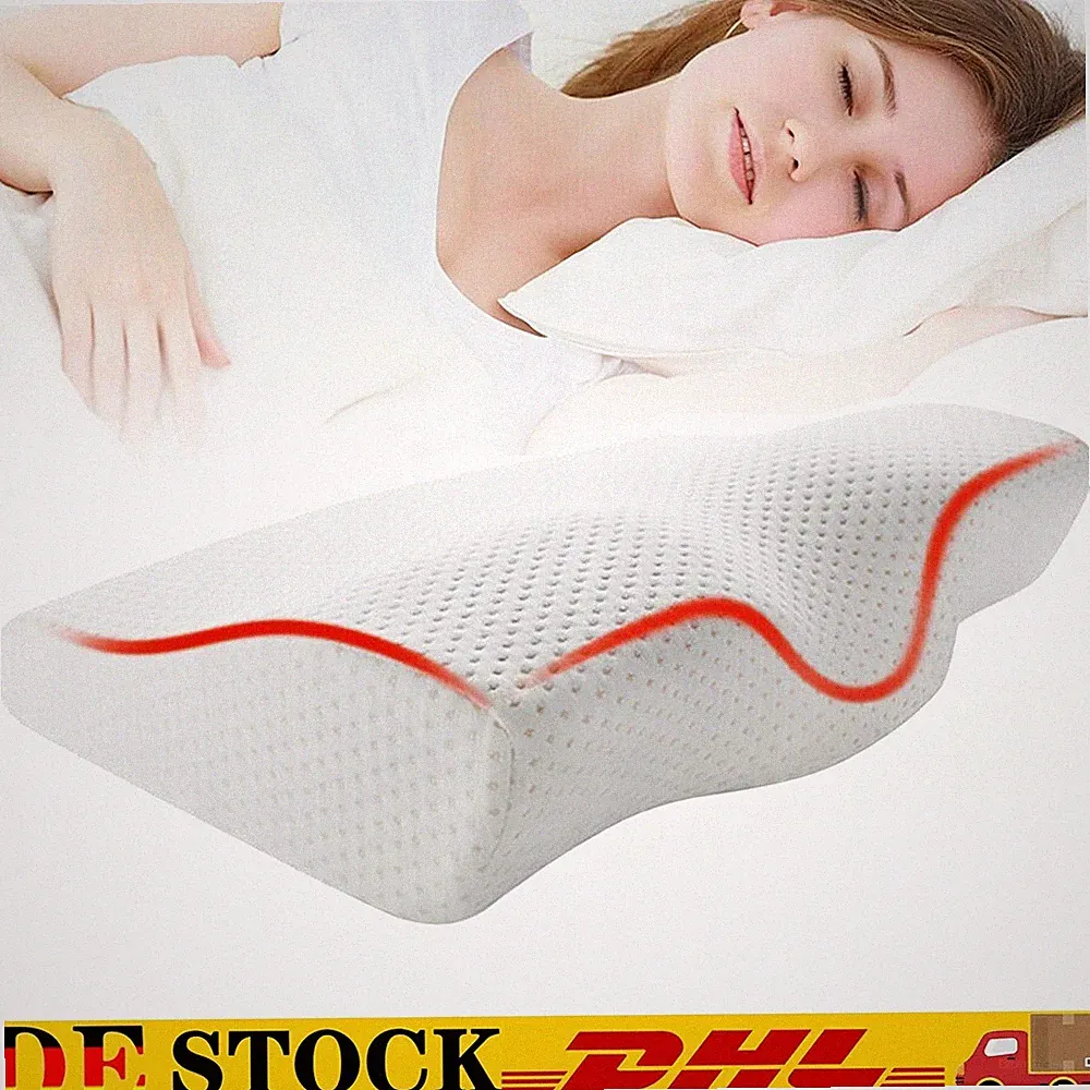 Nackenkissen Kopfkissen Memory-Foam Orthopädisches Nackenkisse Nackenstützkissen