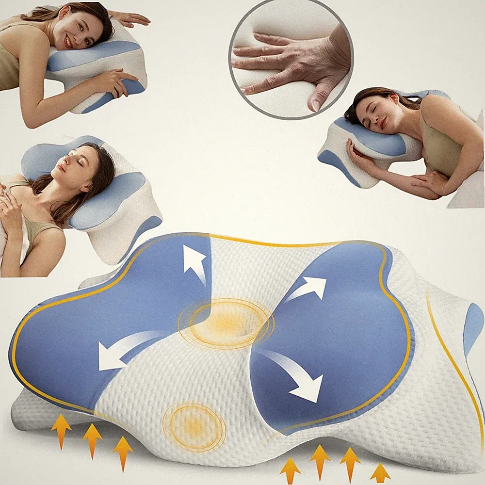 Nackenkissen Kopfkissen Orthopädisches Kissen Bauchschläferkissen Schlafkissen
