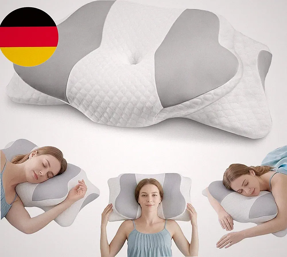 Nackenkissen Kopfkissen, Orthopädisches Kissen, Ergonomisches Memory Foam Kissen