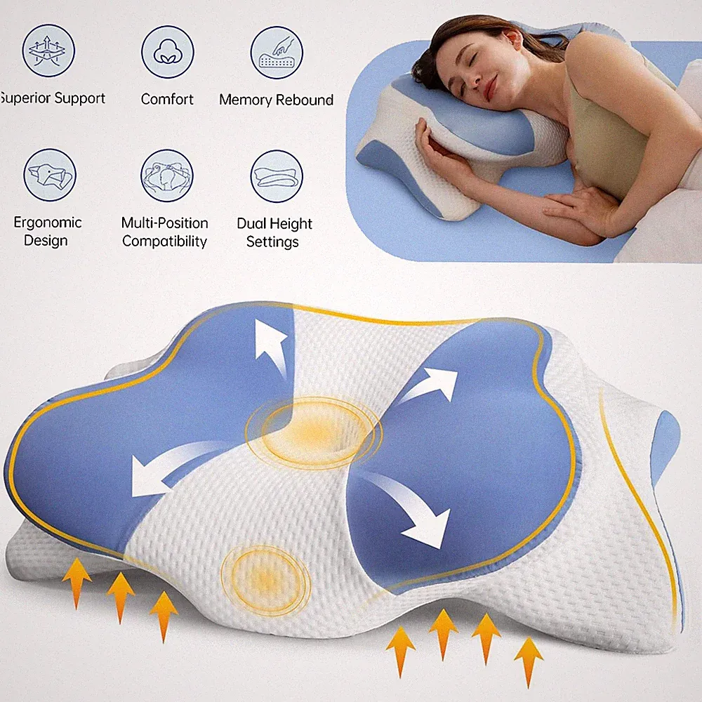 Nackenkissen Kopfkissen Orthopädisches Kissen Ergonomisches Nackenstützkissen