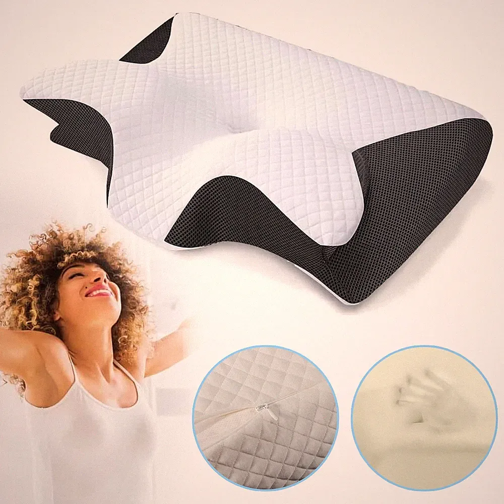 Nackenkissen Kopfkissen Orthopädisches Kopfkissen Schmetterlingsform Kissen