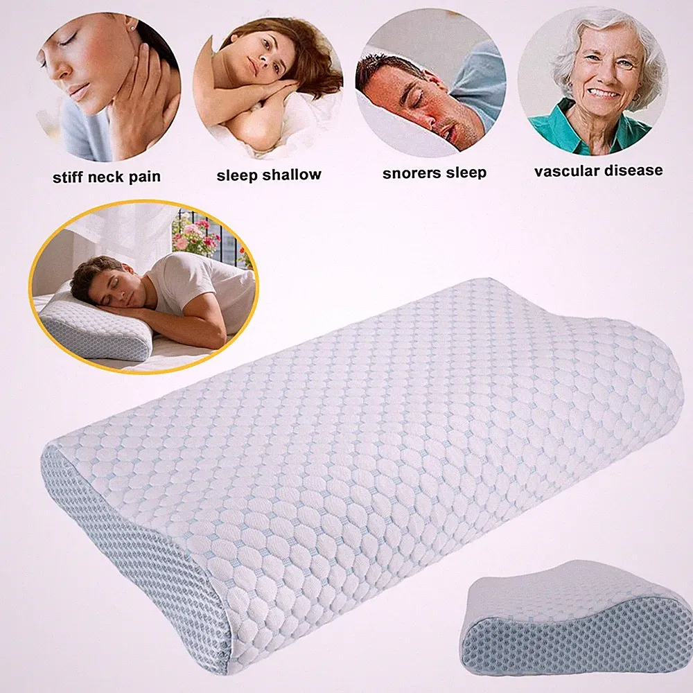 Nackenkissen Memory Foam Bettkissen zum Schlafen Orthopädische Nackenstützkissen