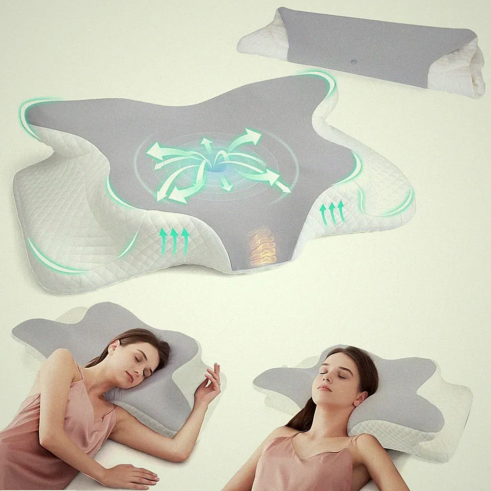 Nackenkissen Memory Foam Kissen Kopfkissen Anti Schnarch Kissen Nackenstützkisse