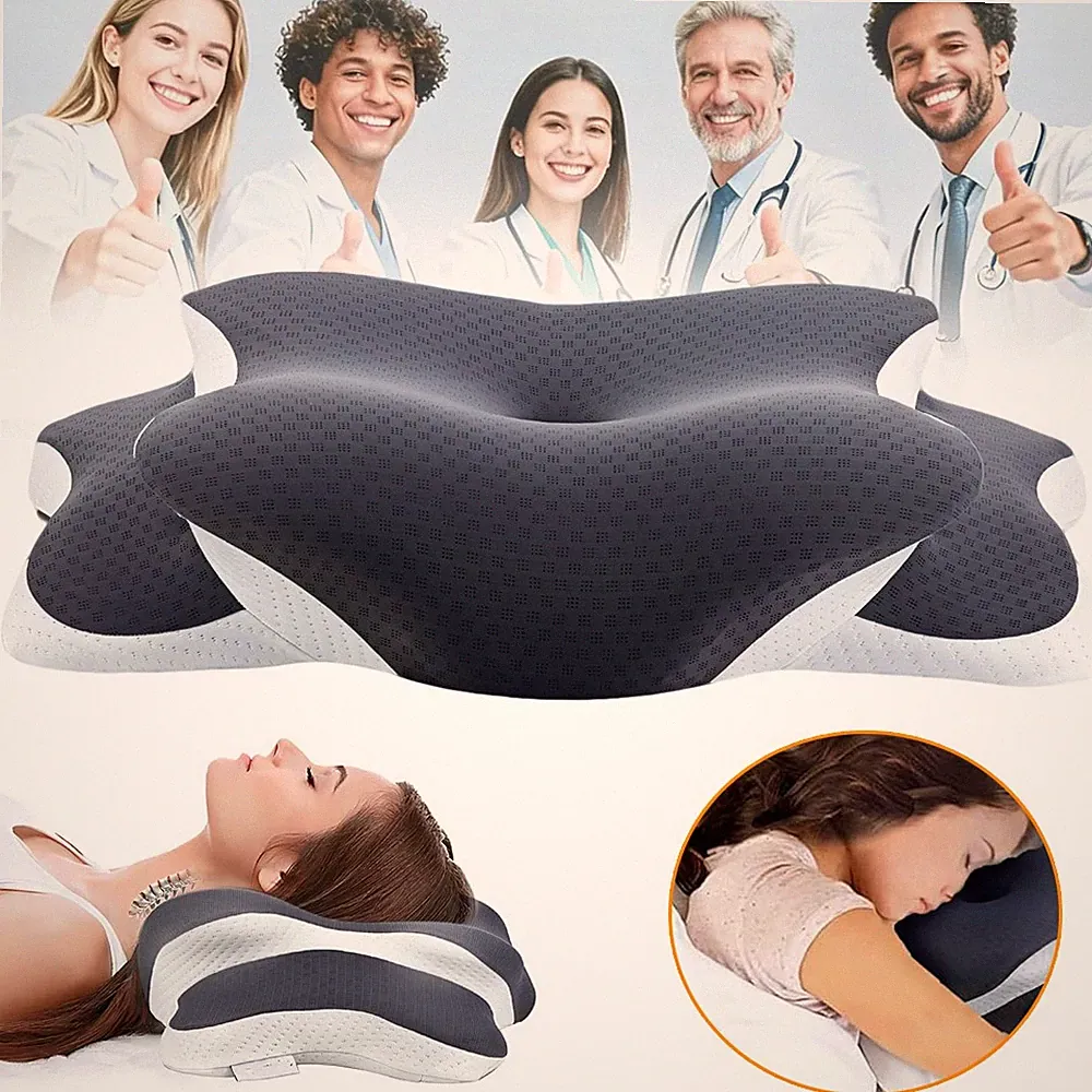 Nackenkissen, Memory Foam Kopfkissen, Nackenstütze Kissen Seitenschläferkissen