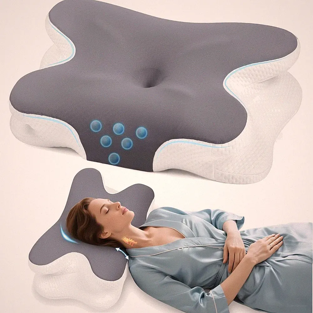 Nackenkissen Memory Foam orthopädisch atmungsaktiv Kopfkissen