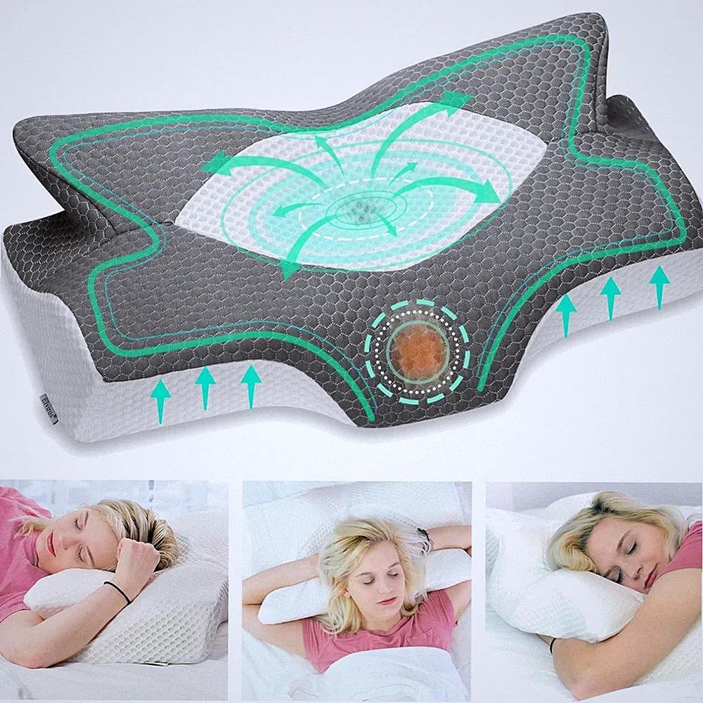 Nackenkissen Memory Foam Seitenschläferkissen ergonomisch orthopädisch