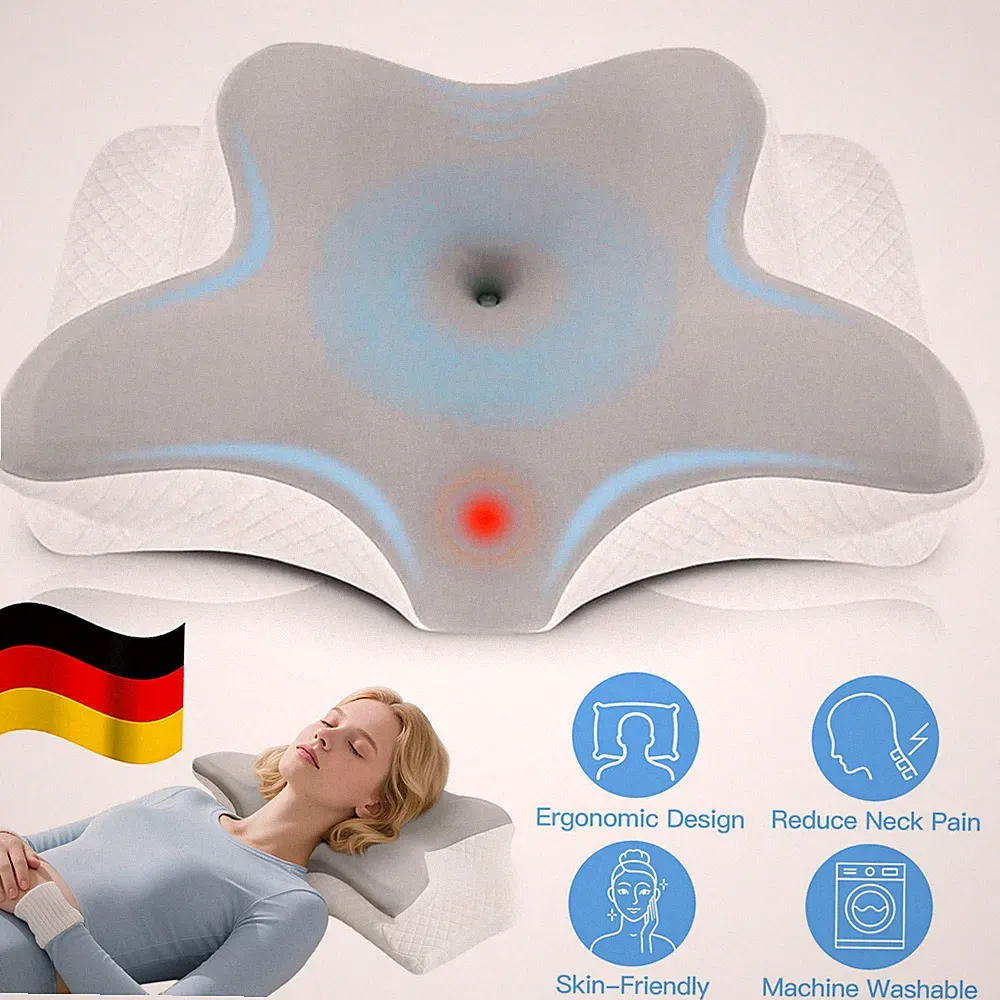 Nackenkissen nackenkissen Nackenstützend für Seiten-, Rücken- und Bauchschläfer