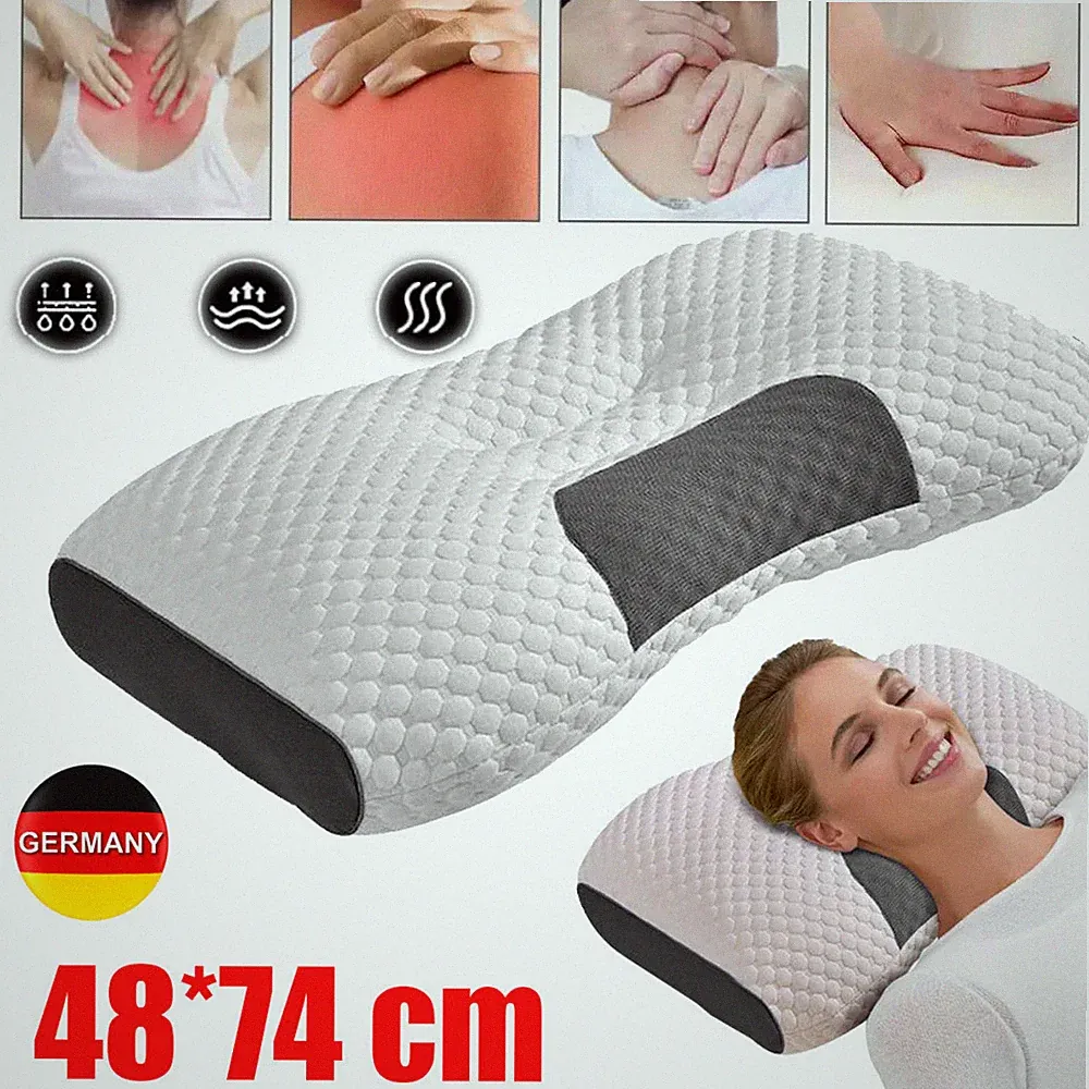 Nackenkissen Orthopädisch Schlafkissen Nackenstützkissen DE