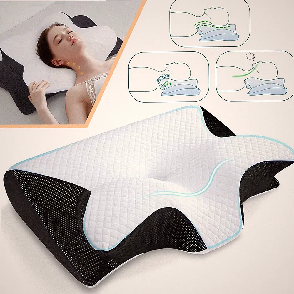 Nackenkissen Orthopädisches Kissen Memory Foam Kopfkissen Nackenstützkissen