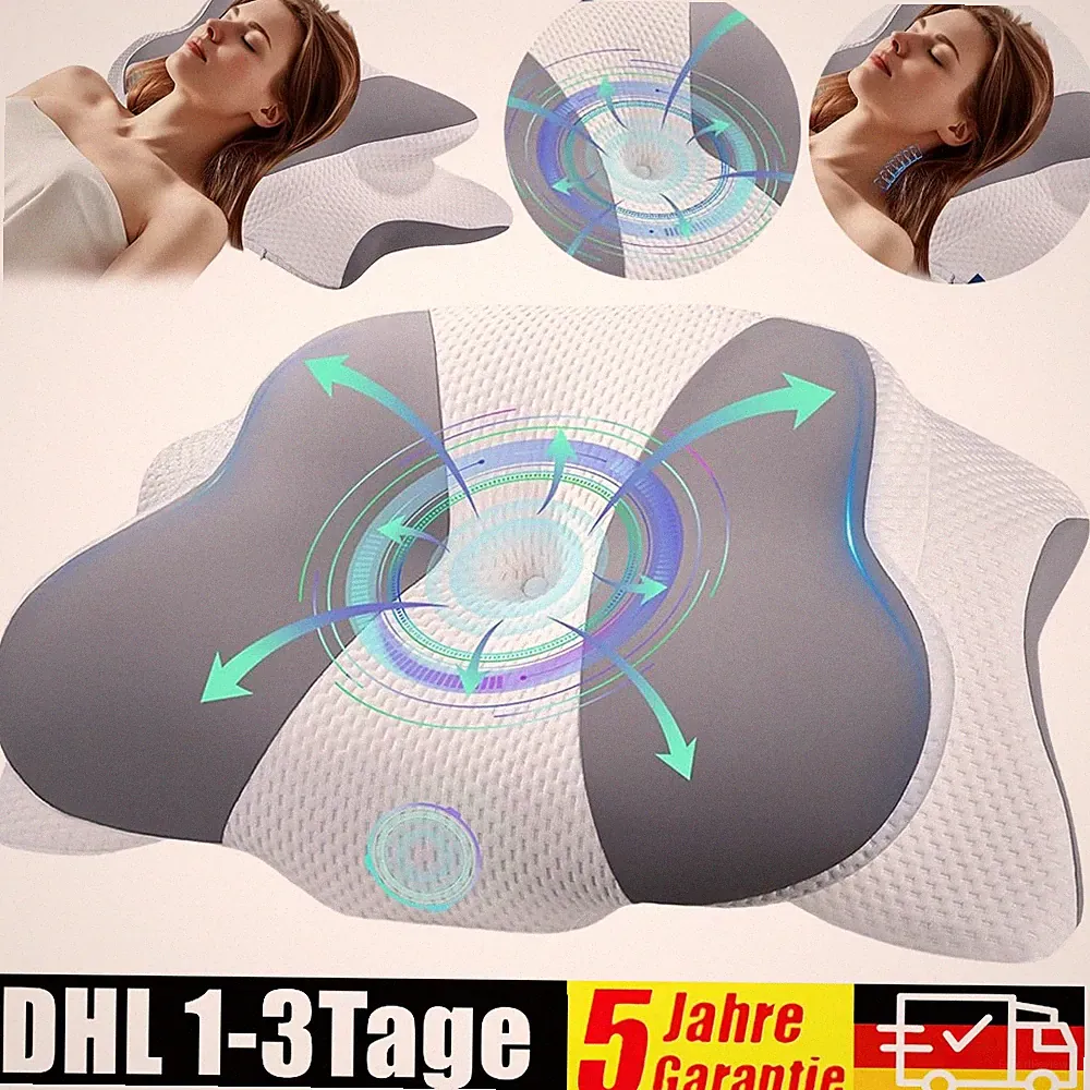 Nackenkissen Schlafkissen Seitenschläferkissen Ergonomisch bei Nackenschmerzen